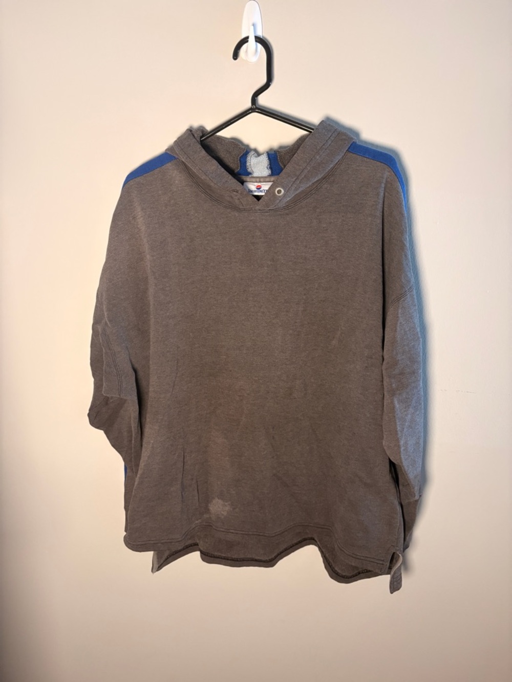 GENERATION Y Grey Pepsi Hoodie with Blue Trim